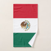Mexicaanse vlag bad handdoek (Handdoek)