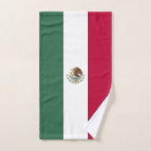 Mexicaanse vlag bad handdoek (Handdoek)