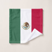 Mexicaanse vlag bad handdoek (Wasdoekje)
