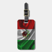 Mexicaanse vlag bagagelabel (Voorkant verticaal)