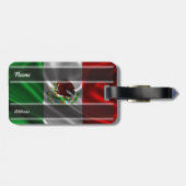Mexicaanse vlag bagagelabel (Achterkant horizontaal)