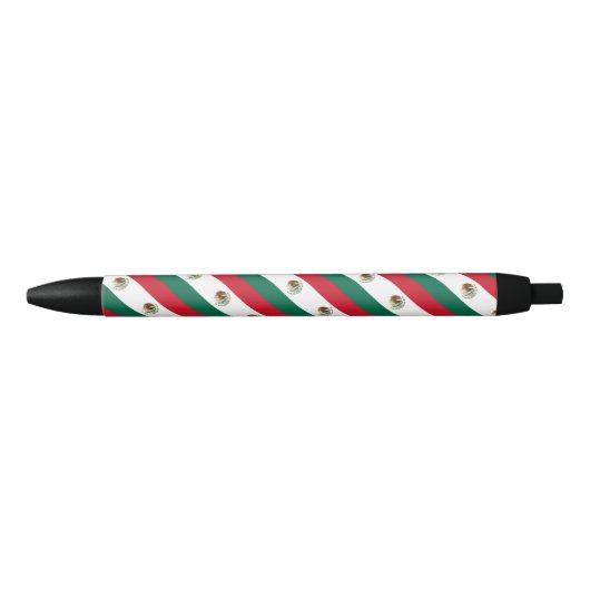Mexicaanse vlag balpen zwarte inkt pen (Voorkant)