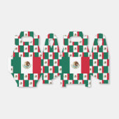 Mexicaanse vlag bedankdoosjes (Uitgevouwen)