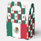 Mexicaanse vlag bedankdoosjes (Geopend)