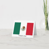Mexicaanse vlag bedankkaart (Voorkant)