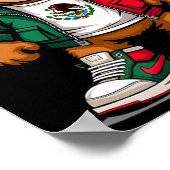 Mexicaanse vlag Beer Cinco de Mayo Mexica Poster (Hoek)