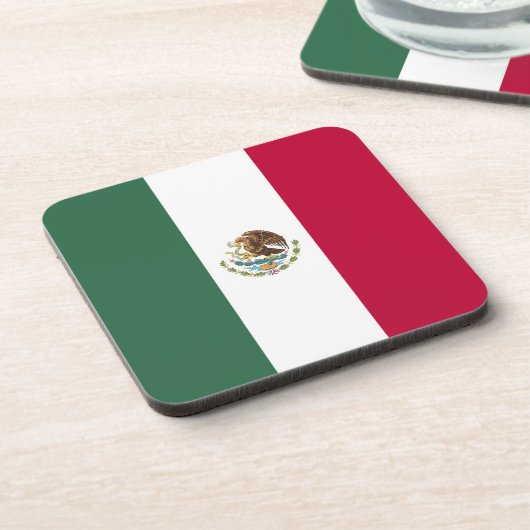 Mexicaanse vlag bier onderzetter (Linkerzijde)
