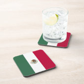 Mexicaanse vlag bier onderzetter (Rechterzijde)