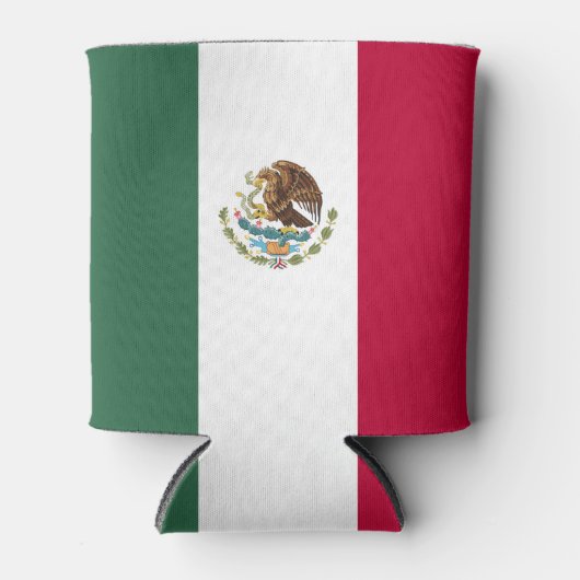 Mexicaanse vlag blikjeskoeler (Voorkant)