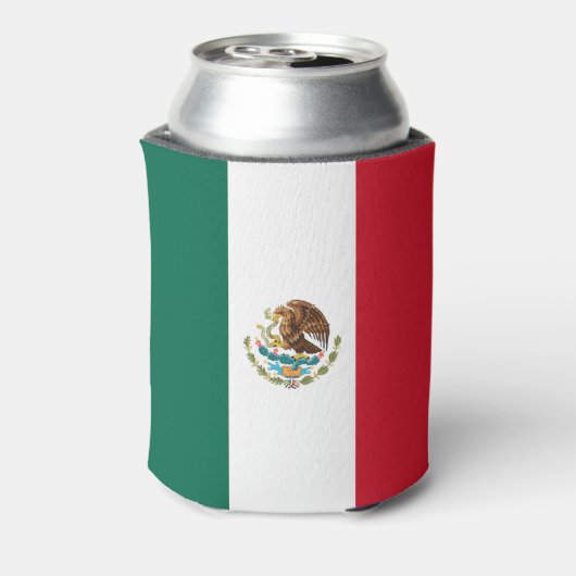 Mexicaanse vlag blikjeskoeler (Blikje Achterkant)