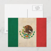  Mexicaanse vlag Briefkaart (Voorkant / Achterkant)