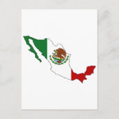Mexicaanse vlag briefkaart (Voorkant)
