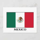 Mexicaanse vlag briefkaart (Voorkant)