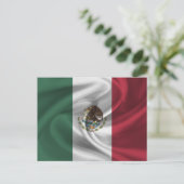 Mexicaanse vlag briefkaart (Staand voorkant)