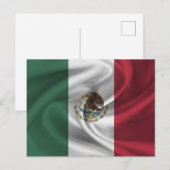 Mexicaanse vlag briefkaart (Voorkant / Achterkant)