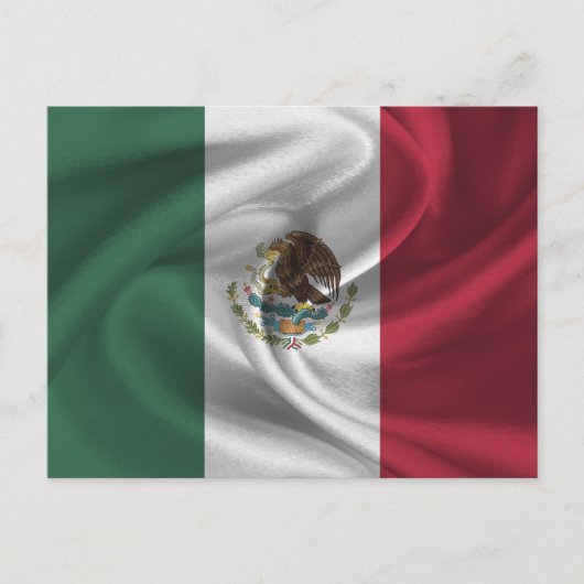 Mexicaanse vlag briefkaart (Voorkant)