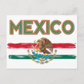Mexicaanse vlag briefkaart (Voorkant)