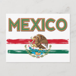 Mexicaanse vlag briefkaart