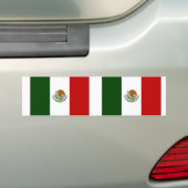 Mexicaanse vlag bumpersticker (Op auto)