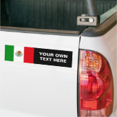 Mexicaanse vlag bumpersticker (Op Truck)