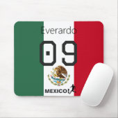 Mexicaanse Vlag Bureaublad Doel Kick Aangepaste Na Muismat (Met muis)