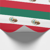 Mexicaanse vlag cadeaupapier (Hoek)