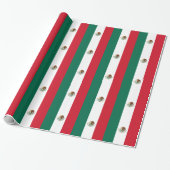 Mexicaanse vlag cadeaupapier (Uitgerold)