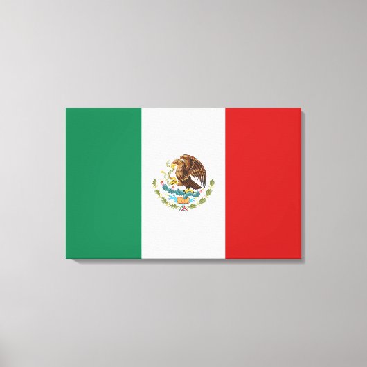 Mexicaanse vlag canvas afdruk (Voorkant)