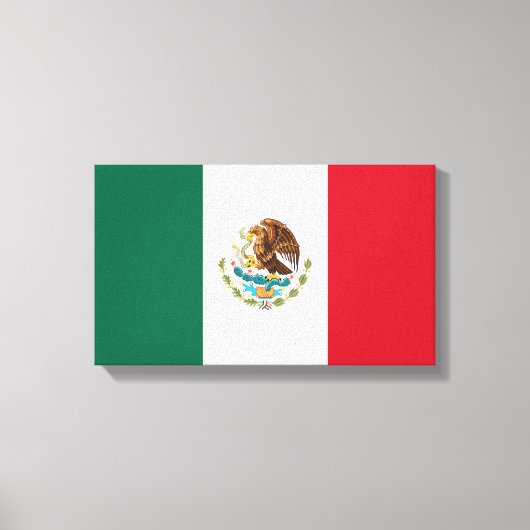 Mexicaanse vlag canvas afdruk (Voorkant)