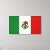 Mexicaanse vlag canvas afdruk (Voorkant)