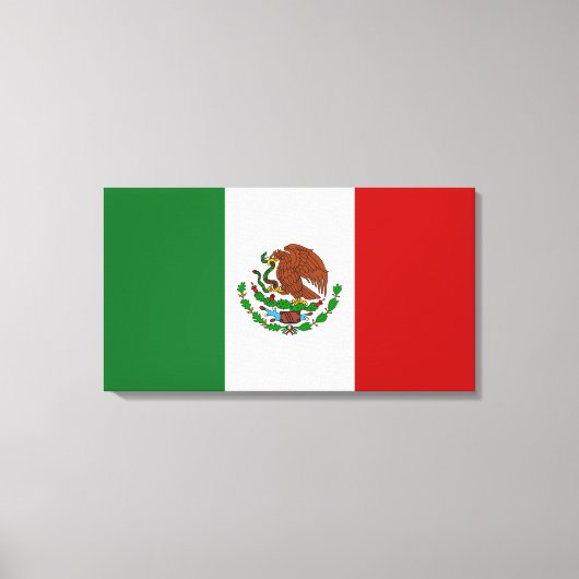 Mexicaanse vlag canvas afdruk (Voorkant)
