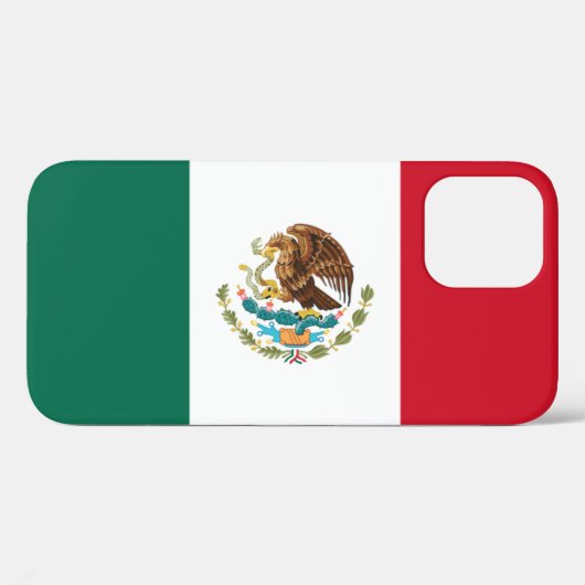 Mexicaanse vlag Case-Mate iPhone case (Achterkant (horizontaal))