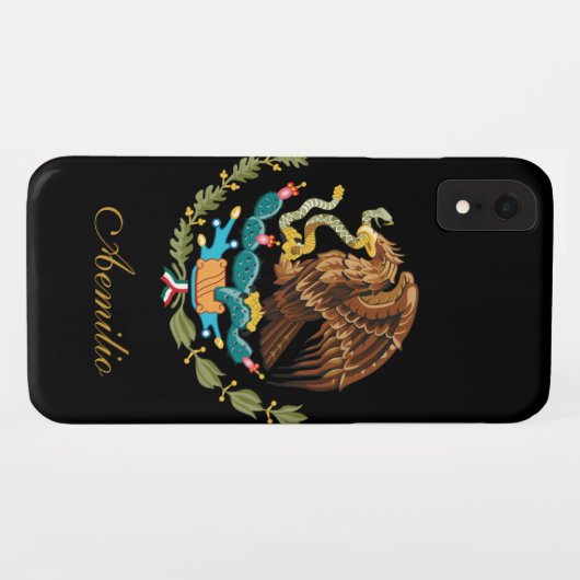 Mexicaanse vlag Case-Mate iPhone case (Achterkant (horizontaal))