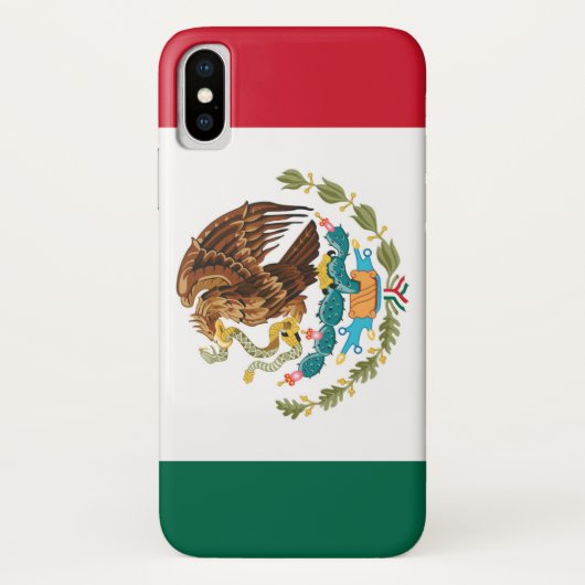 Mexicaanse vlag Case-Mate iPhone case (Achterkant)