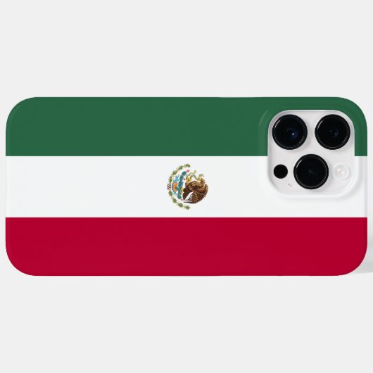 Mexicaanse vlag Case-Mate iPhone case (Achterkant (horizontaal))
