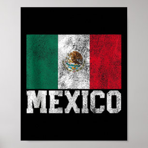 Mexicaanse vlag Cinco de Mayo Nationale Pride C Poster