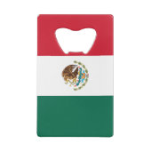 Mexicaanse vlag creditkaart flessenopener (Achterkant)