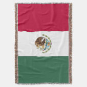 Mexicaanse vlag deken (Voorkant Verticaal)