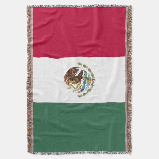 Mexicaanse vlag deken (Voorkant Verticaal)