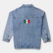 Mexicaanse vlag denim jacket (Achterkant)