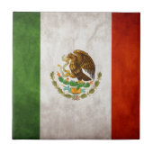 Mexicaanse vlag Design Tegeltje (Voorkant)