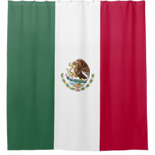 Mexicaanse vlag douchegordijn (Voorkant)