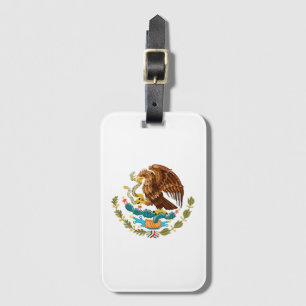 Mexicaanse vlag Eagle Bagagelabel