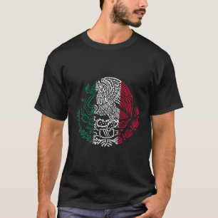 Mexicaanse vlag Eagle Escudo Mexico T-shirt