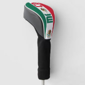 Mexicaanse vlag: een prachtig patriottisch golfheadcover (Schuin)