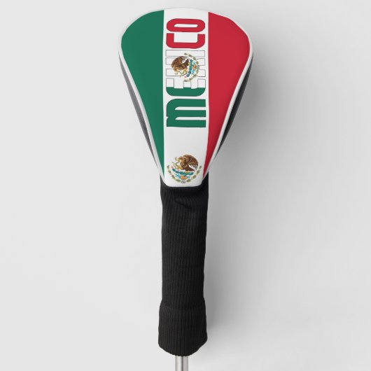 Mexicaanse vlag: een prachtig patriottisch golfheadcover (Voorkant)