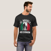 Mexicaanse vlag El Abuelo Más Chingón Opa Graphic T-shirt (Voorkant volledig)