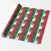 Mexicaanse vlag, Emblem en Mexicaanse cadeautjes/s Cadeaupapier (Uitgerold)