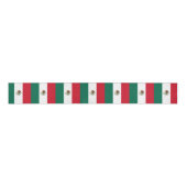 Mexicaanse vlag en Mexicaanse reis, vakantie/sport Grosgrain Lint (Voorkant)