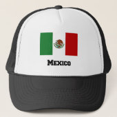 Mexicaanse vlag en tekst trucker pet (Voorkant)